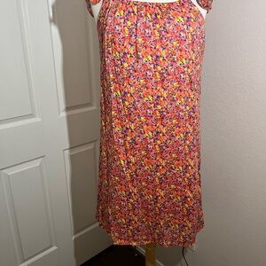 Francesca's Collections Floral Midi Dress - Size Large